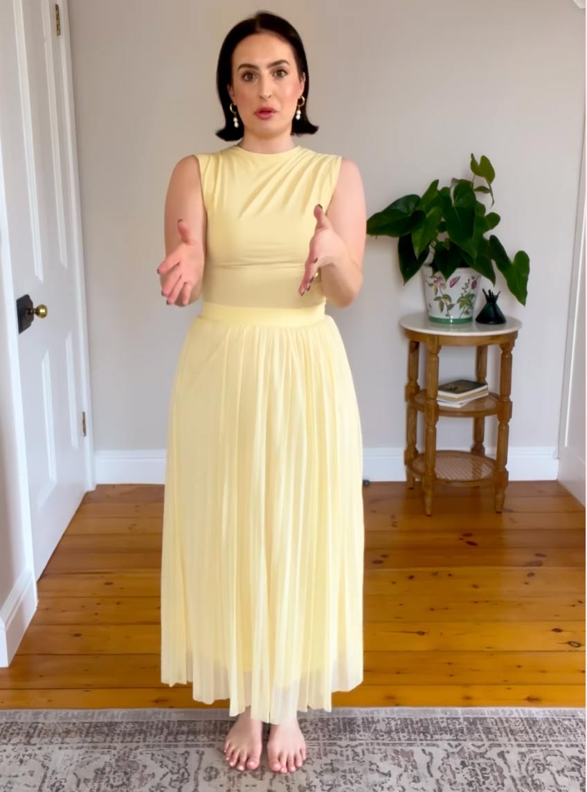Small Yellow Skirt & Top Set from Mr Price – Looks by Lilli