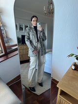Small Multi / Print Blazer from Mango