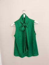 Small Green Blouse with Tie from Local Brand