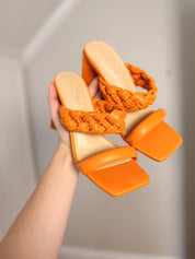 Size 5 / EU38 / 5 Orange Heels