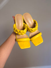 Size 5 / EU38 / 5 Yellow Heels