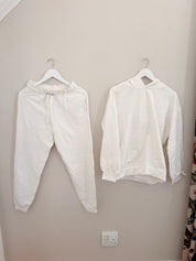 Small White Tracksuit from Sweet Peas Handmade