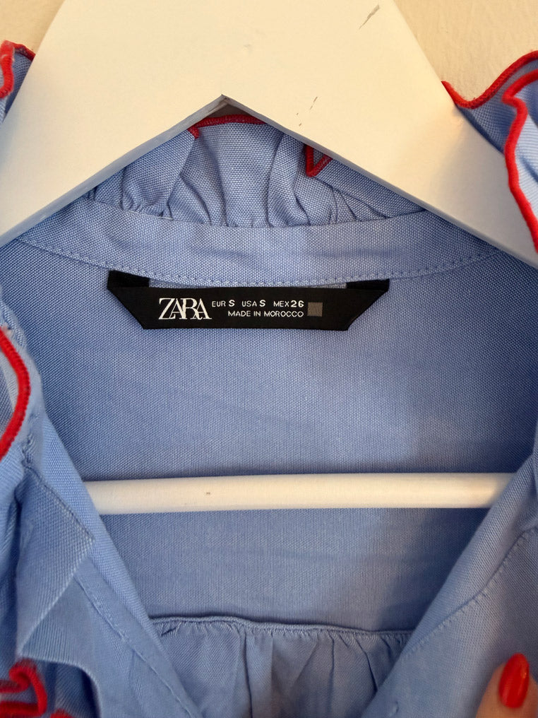 Small Blue Blouse from Zara