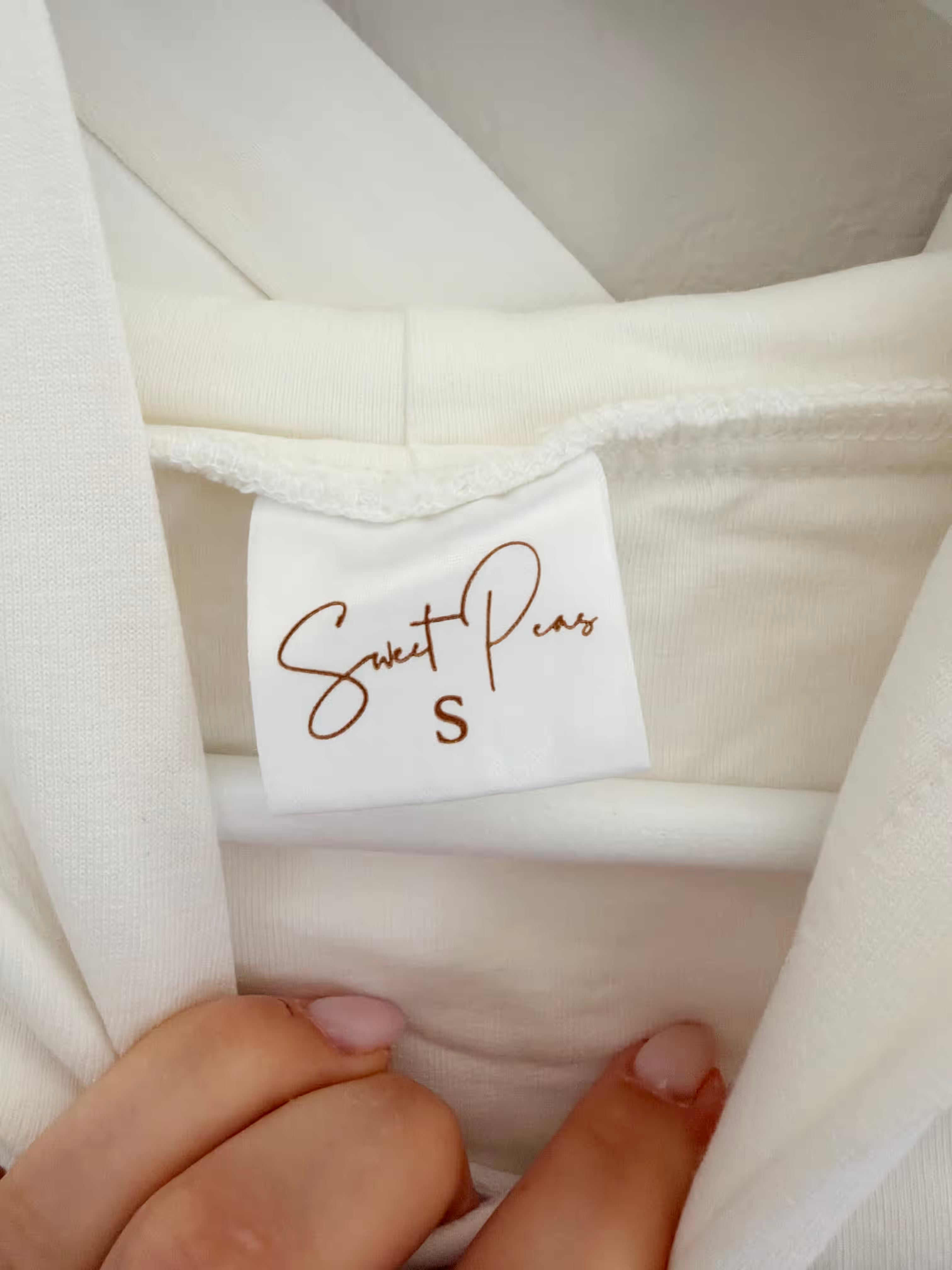 Small White Tracksuit from Sweet Peas Handmade