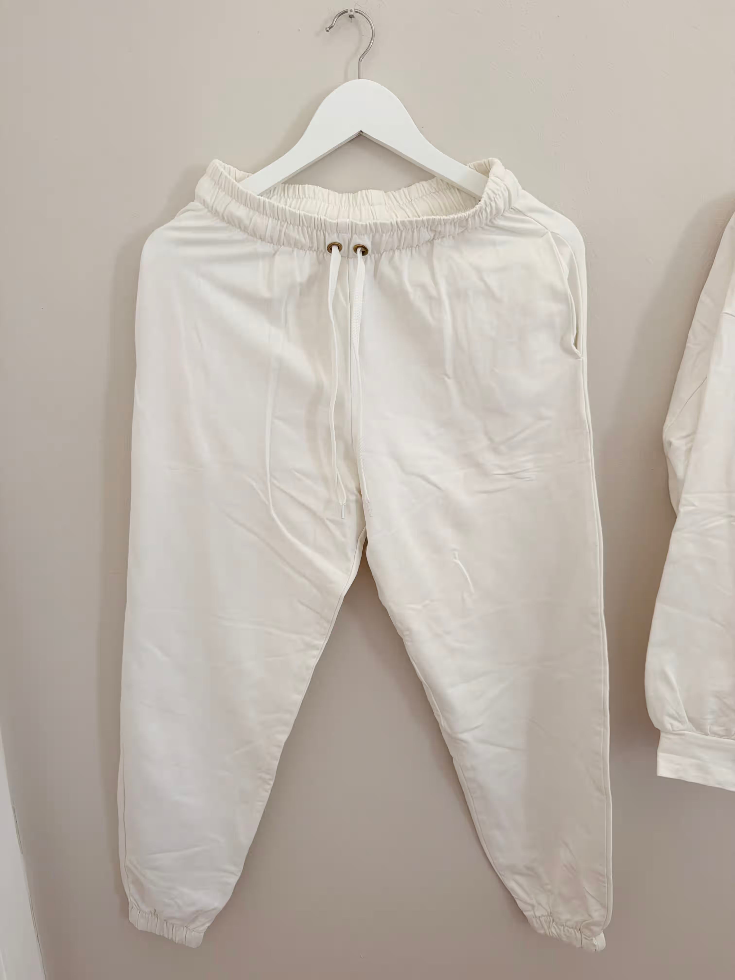Small White Tracksuit from Sweet Peas Handmade