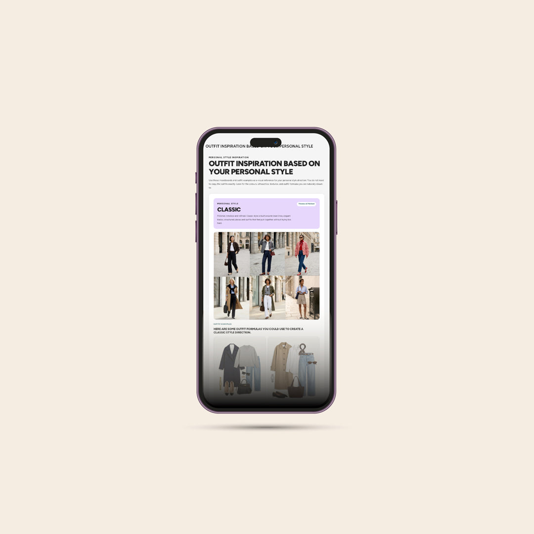 STEP 2: Find your personal style Direction